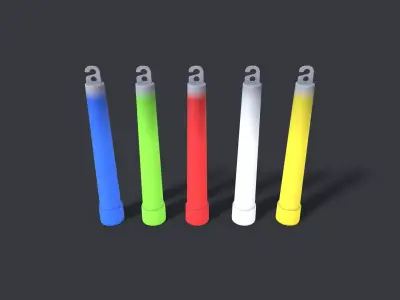 Glow Stick Low-poly 3D model