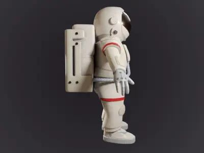 CARTOON  ASTRONAUT 3D model