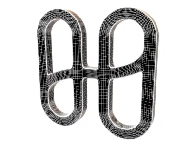 Harmony Coin v2 001 Low-poly 3D model