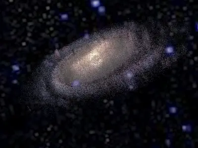 Milky Way Galaxy 3D model