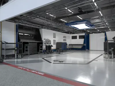  Racing Team Garage 2 Equipped 