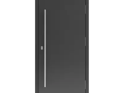 Metal Front Door 3D model