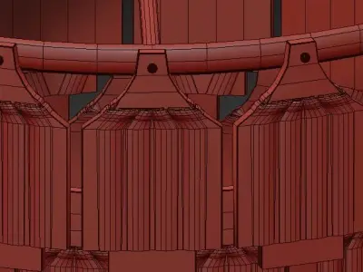 Gorgeous elegant chandelier 3D model