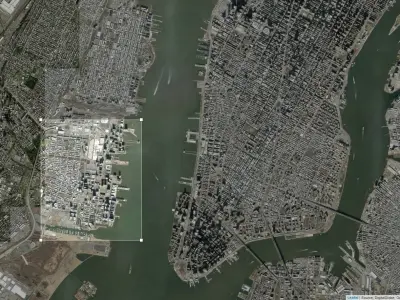 Cityscape New York USA fragment city  3D model purchase