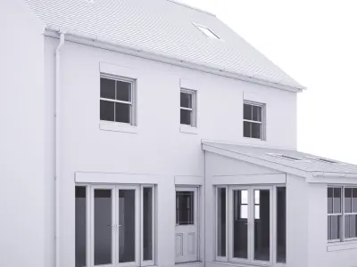 British House Theale F 3D model