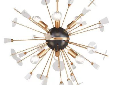 LIBERTY CHANDELIER Low-poly 3D model