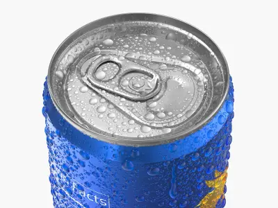  Energy Drink Can With Droplets 250ml 