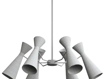  Blake 32-in Chandelier 3D model