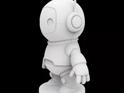 Robot Companion Figurine 3D Print Model 3D print model