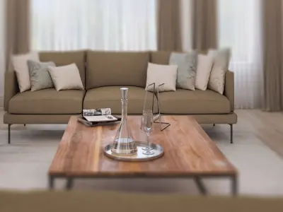 Traditional living room 3D model