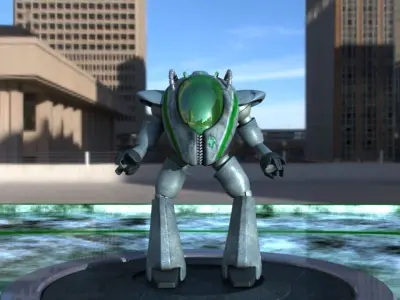 E-Mech robot 3D model