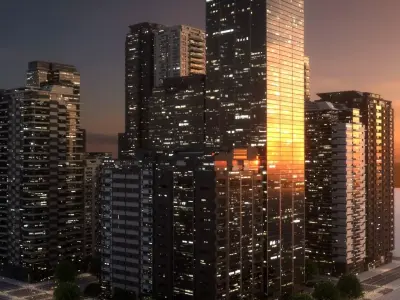 City Block Type B10 3D model