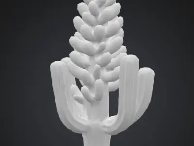 Scifi Fantasy Plant 3D model