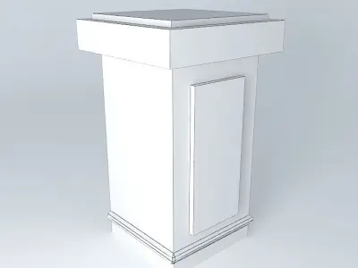 Station ticket Free 3D model