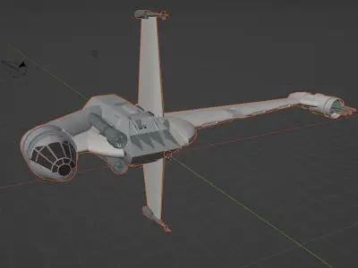 C-wing Ugly - Star Wars RP kit 3D print model