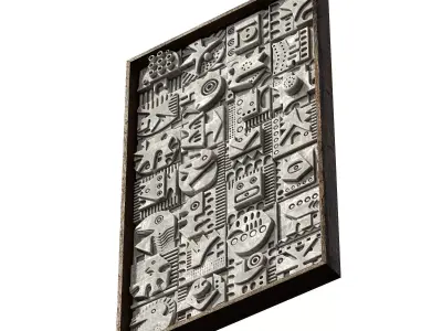 Stone decor n242 3D model
