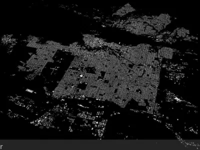 Vancouver Streets and Buildings 3D model