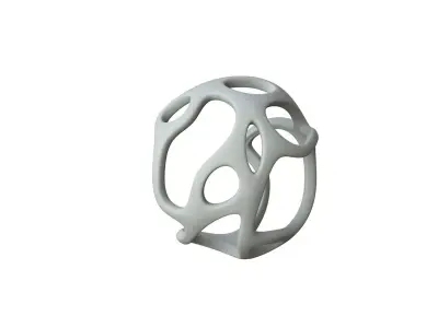 SciFi Cube Object No 34893 Low Poly Shape Texture