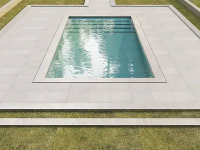 Swimming pool 3D model 31