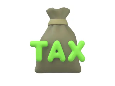 TAX Icon V1 002 Low-poly 3D model