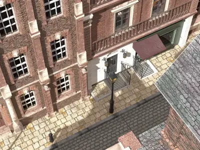 221b Baker Street Consulting Room - London 3D model