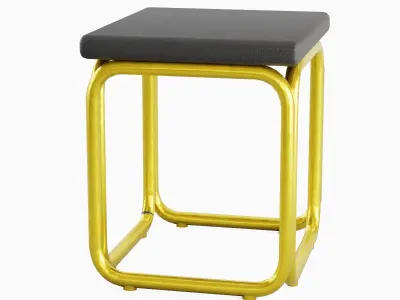 Modern Stool 03 Low-poly 3D model