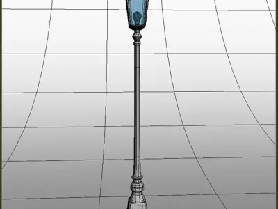 Streel Lamp 3D model