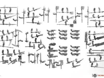 Tempest Legion - MK3 Heavy Infantry Weapons Pack 1 3D print model