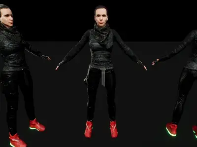 cyberpunk  g1 Low-poly 3D model