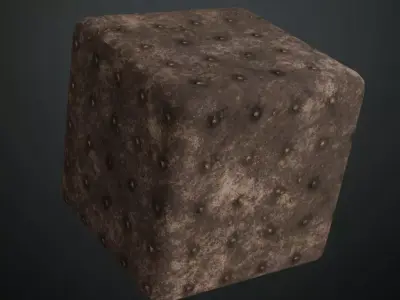 Rusted Rough Perforated Metal Sheet PBR Seamless Texture