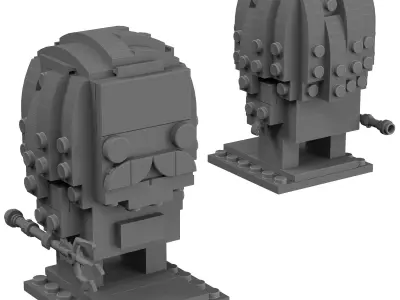 Lego BrickHeadz - 41600 Aquaman 3D model