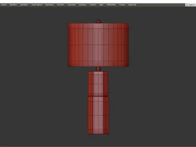Duron  27 Table Lamp Low-poly 3D model
