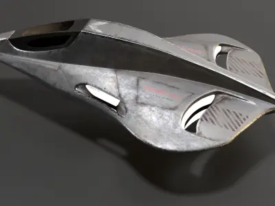 Devore shuttle Low-poly 3D model