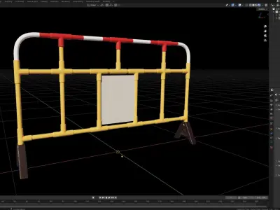 Hong Kong Plastic Barrier 3D model