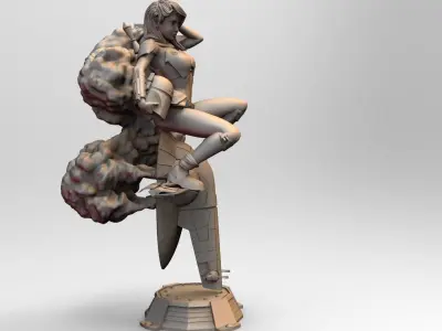 Star Wars Bounty Hunter PinUp 3D print model