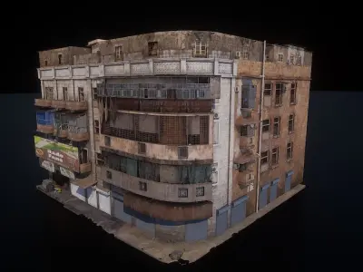 BURNSROAD GENERIC BUILDINGS 3D model