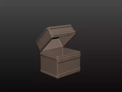 Pirate Treasure Chest 3D model