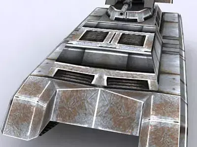 3DRT - Sci-Fi Forces - APC 1  Low-poly 3D model