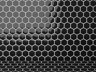 Hexagon Tiles 3D model