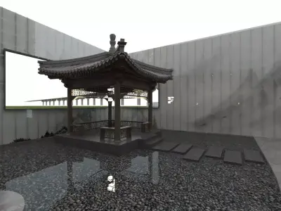 Asian Art Exhibition Center 3D model