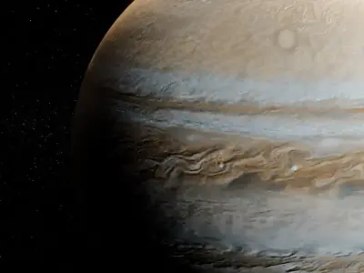 Photorealistic Jupiter 8k Textures 3D Model Low-poly 3D model