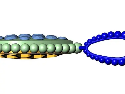 serpent boheme pendant M motif 3D print model