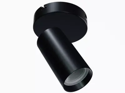  surface-mounted spot light Low-poly 3D model