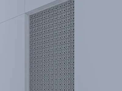 3d screen window Low-poly 3D model get