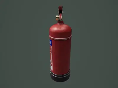 Fire Extinguisher 01 Low-poly 3D model