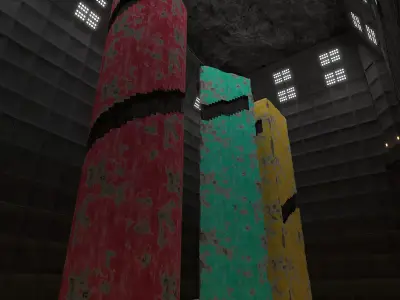 Squid Game season 3 Sky Squid Game scene 3D model