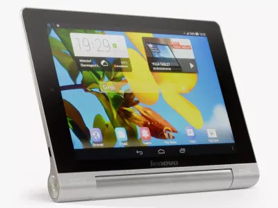Lenovo Yoga Tablet 8 Low-poly 3D model