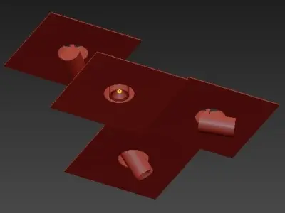 lamps led recessed downlights 3D model