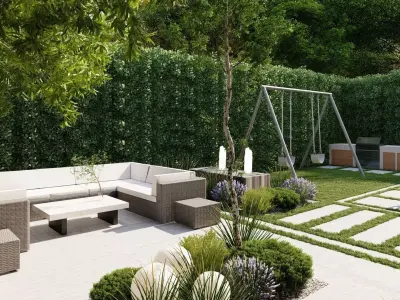 Garden Landscape 3D Model - SketchUp and Lumion  3D model