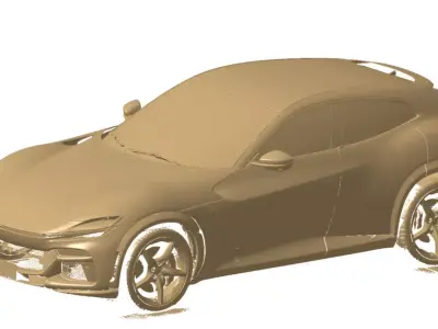 Ferrari purosangue 3d scan data 3D model 3D model